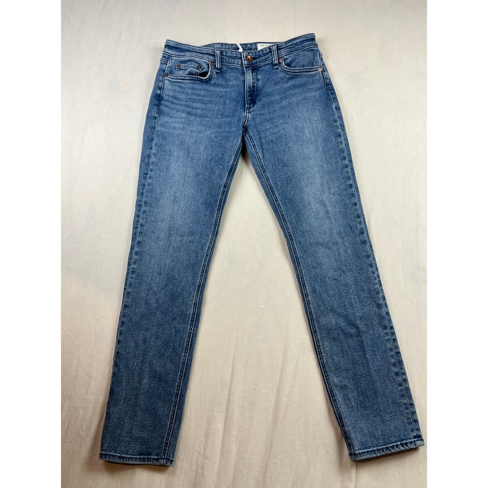 Rag & Bone Dre Low-Rise Slim Boyfriend Jeans Pepper Wash 27 WDD23F2678CLPE